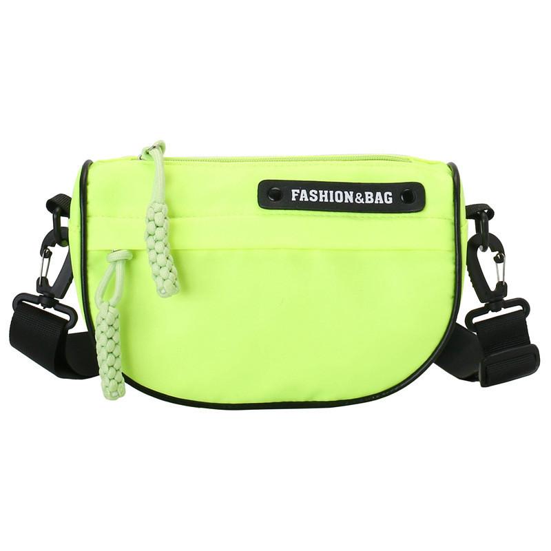 Trendy Korean Style Kids Shoulder Bag Chic Half Moon Design For Boys And Girls