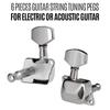 6 sztuk kołków do strojenia strun gitarowych Półzamknięte głowice maszyn do strojenia Tunery do urządzeń elektrycznych