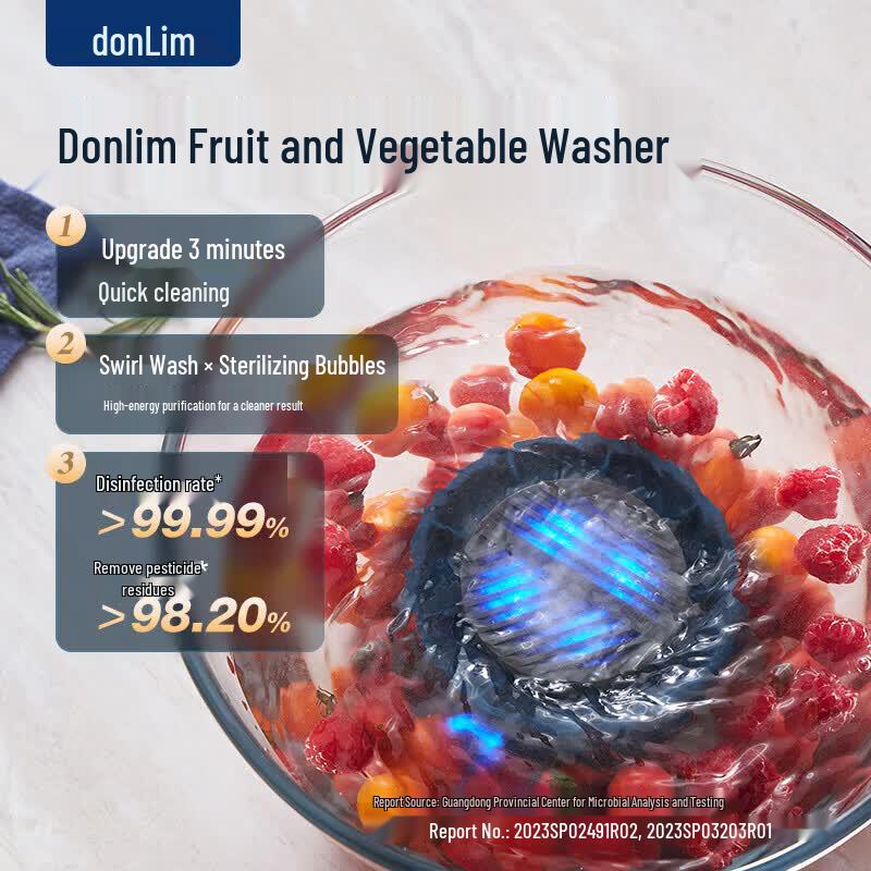 Donlim Portable Fruit & Vegetable Purifier CN plug (adapter included)