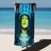 Singer B-becky G Microfiber Blanket Quick Drying Beach Towels Oversized Printing Super Absorbent Pool Towel Blanket