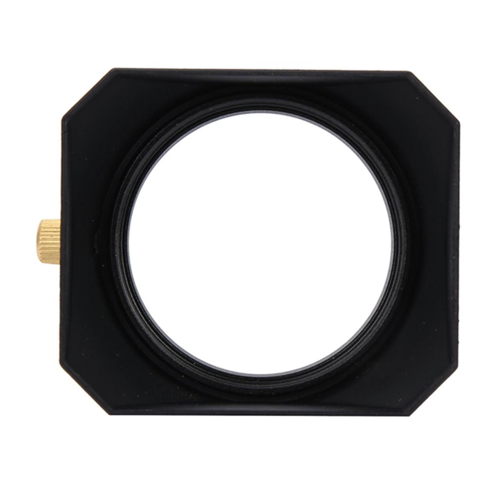 Square Lens Hood Shade Accessory for Mirrorless Cameras Digital Video Camera Lens Filter(58mm)
