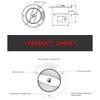 Caravan Accessories RV Modified Gravity Water Inlet With Lock Key Water Tank Inlet Hatch Camper Trailer RV Lock Door