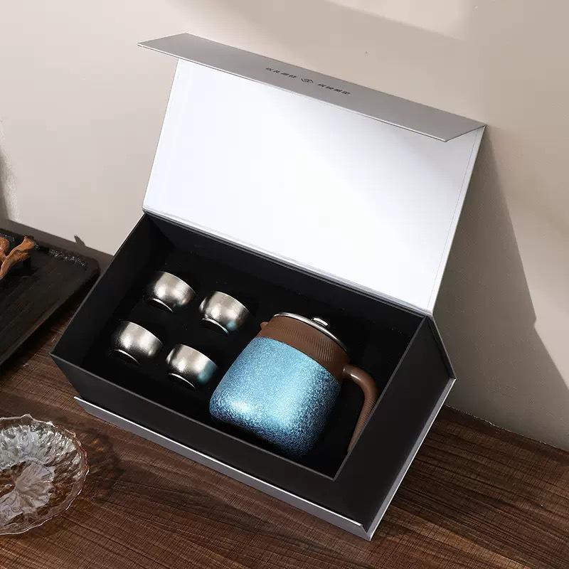 Titanium-Coated Stewing and Separation Teapot - Ideal for Home, Business Gifts, Tea & Coffee Insulation