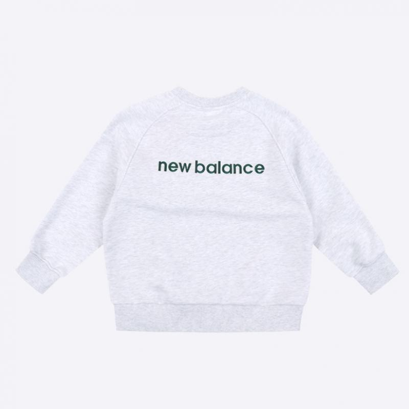 New Balance Kids 3pcs Sweat Setup  Melange Gray