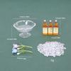 1 Set 1/12 Dollhouse Resin Mini Ice Bottle Kit Simulation Drink Model Toy Miniature Landscape Decoration Diy Accessories