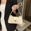 Vintage PU Leather Shoulder Bags for Women  Classic Retro Purse Luxury Brand Female Handbags Daily Ladies Underarm Bag