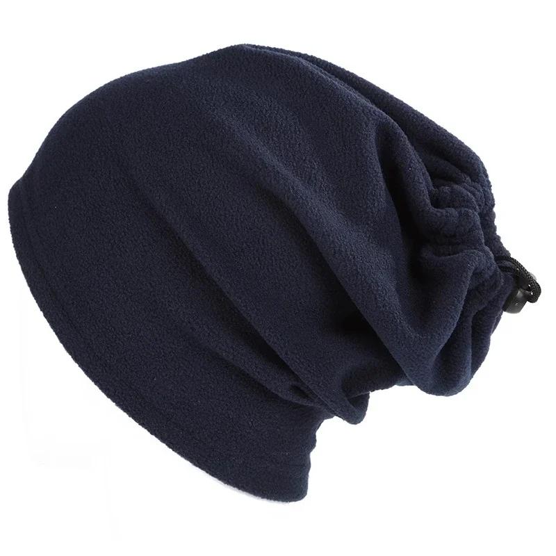 Winter Warm Cycling Headgear Bib Polar Fleece Neck Tube Ear Warmer Fishing Skating Running Sport Scarf For Camping Hiking