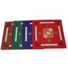 Tappetino Mahjong Spesso Silenzioso Effetto 3D Forte Assorbimento d'Acqua Ricamo Raffinato Antiscivolo Quadrato Panno Mahjong Tappetino per Tavolo da Poker Uso Domestico