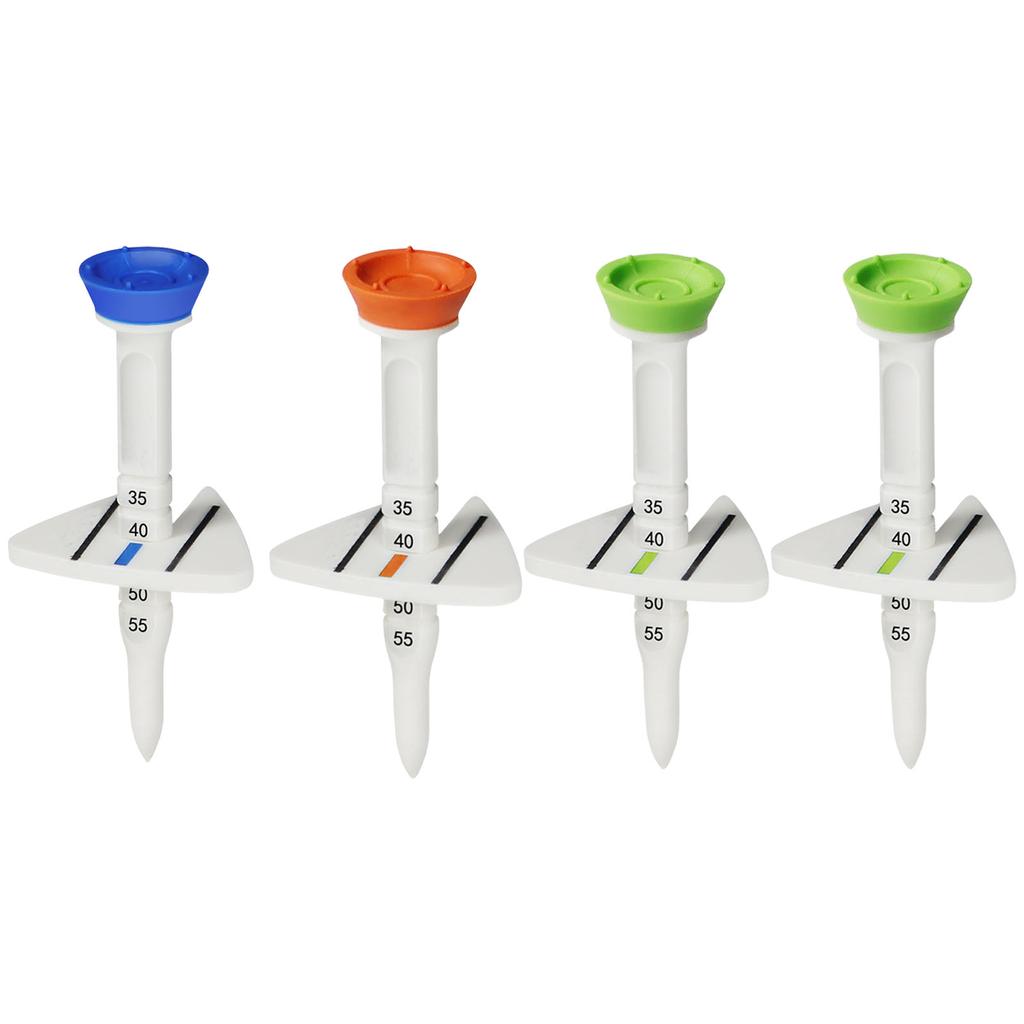 4Pcs/pack Golfs Support Tees Golfs Base Golfs Holder Tees Adjustable Height Golfs Tees Golfs Tees for Driver Training