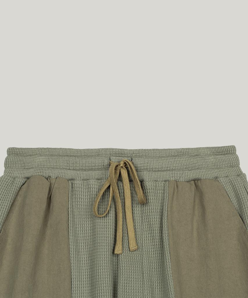 Peullojeulum Round Panel Jogger Pants [Khaki]
