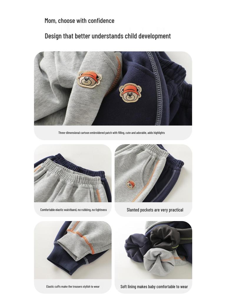 Boys' Casual Sweatpants - Trendy Spring & Autumn Styles for Kids and Toddlers