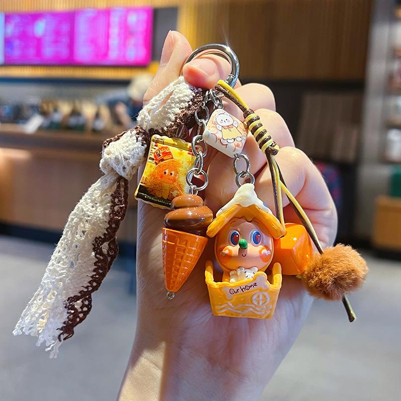 Handmade DIY Stars, Cute Dolls, Beaded Mobile Phone Chain Pendant, Car Keychain, Doll Pendant Accessories.