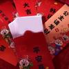 6Pcs Cartoon New Year Red Envelope Thickened Blessing Pocket Practical Lucky Money Bag  Kids Gift