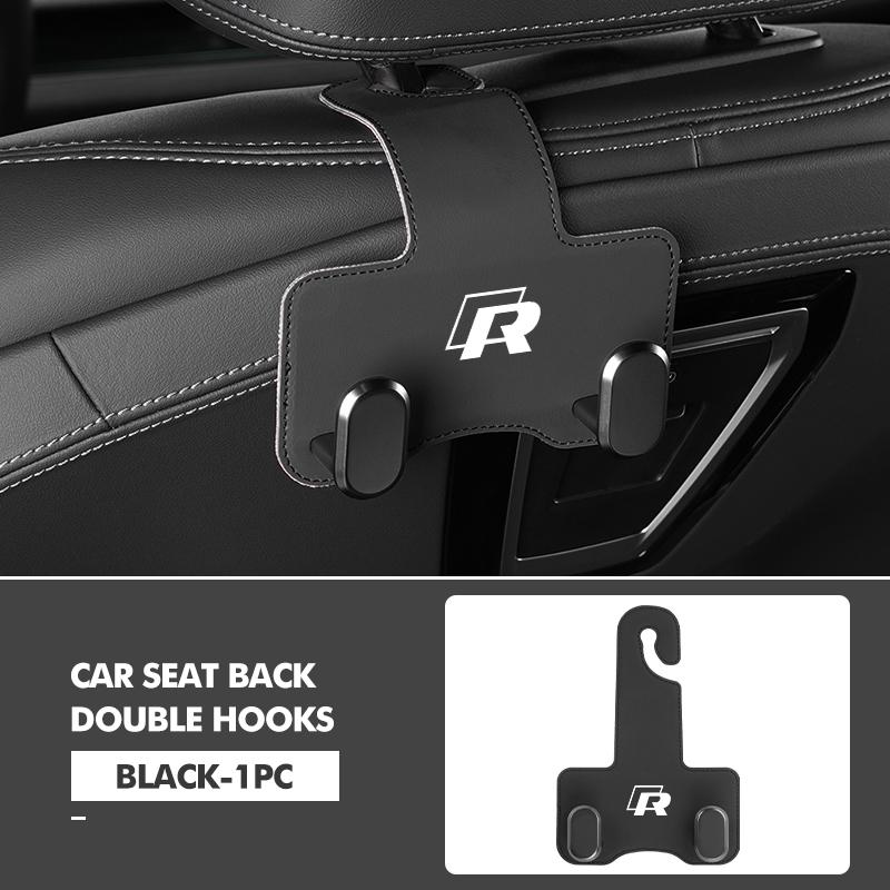 RSQ1 Valve Stems Caps Car Hooks Cable Key Self-Adhesive Dashboard Wall Hanging Hook For Volkswagen VW Golf Polo 4 5 6 Passat B5 B6 B7