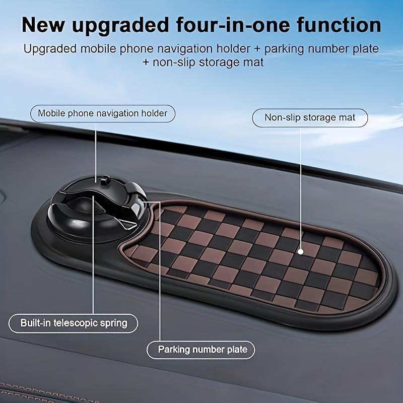 1-Piece Car Parking Sign Anti-Slip Mat, Mobile Phone Car Mount, Parking Sign, Car Navigation Anti-Slip Mat, In-Car Dashboard Multifunctional