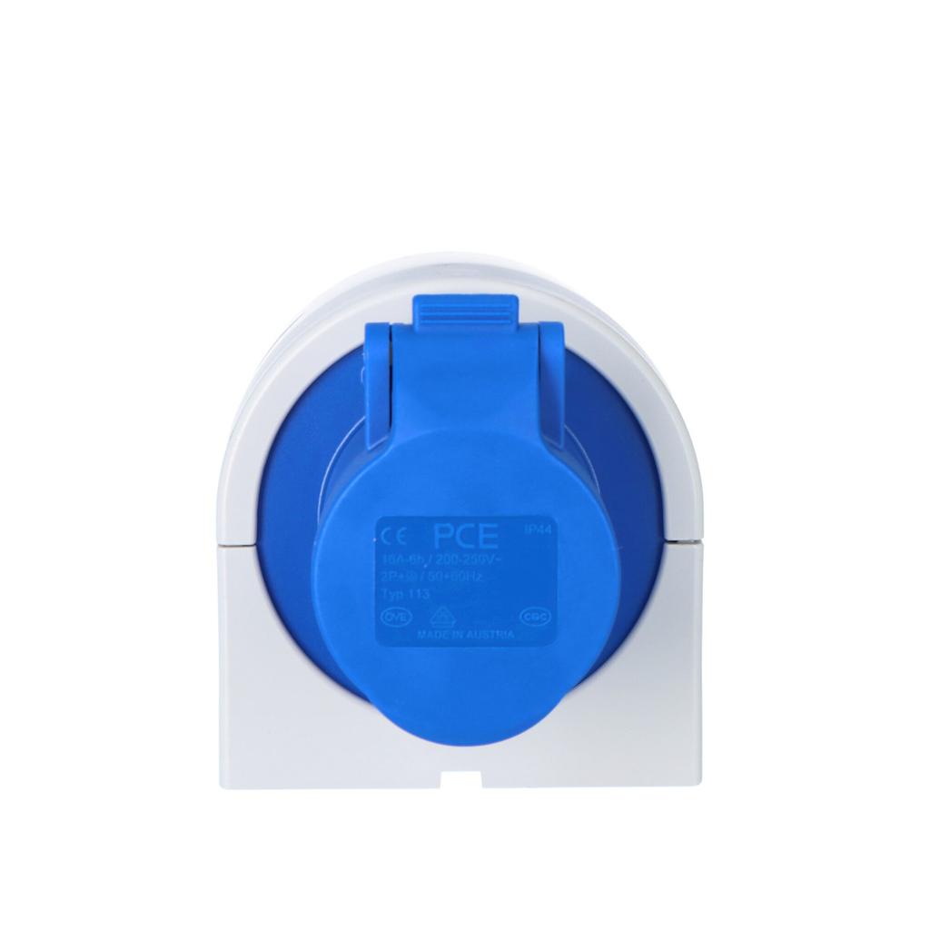 Fixed socket 16A 230V 2P+Z IP44