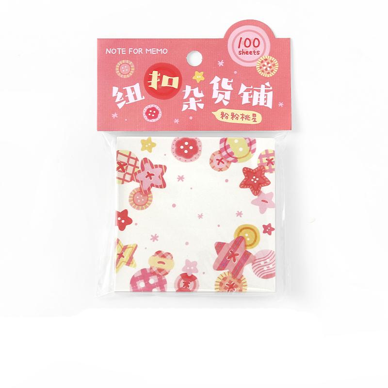 

100 Sheets Button grocery store Weekly Planner Notepad, Tear-Off Time Block , To Do List Planner Pad Simple Schedule Notepads