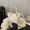 Fashion Mini Hand Carry Bucket Bag New Retro Vegetable Basket Bag Temperament One Shoulder Crossbody Bag