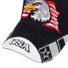 1 Stück Patriotischer Adler & Amerikanische Flagge Bestickte Baseballkappe Stickerei Lässig Atmungsaktiver Sport Hut Outdoor Papa Hüte