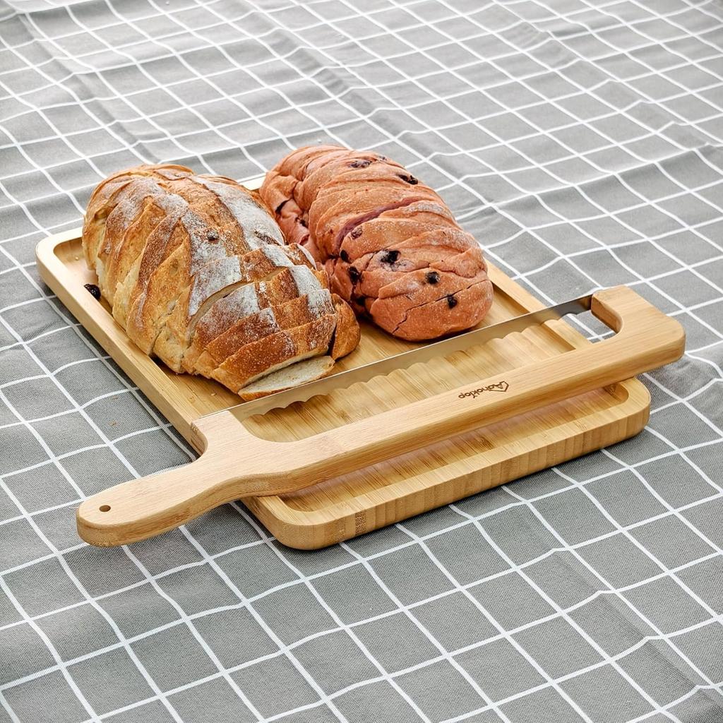 Bread Knife for Homemade Bread, Sourdough Bread Knife Slicer for Even Slicing