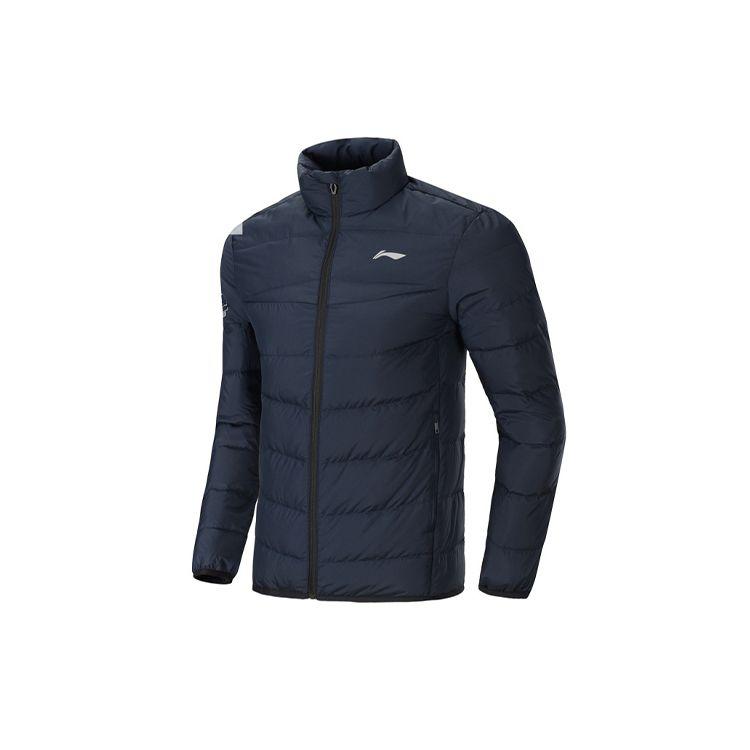 

Li Ning воротник-стойка повседневная теплая куртка-пуховик мужская верхняя одежда AYMP085-4 M