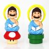 Super Charming Mario Anime Figurine Display With Colorful Water Pipe Mario Style