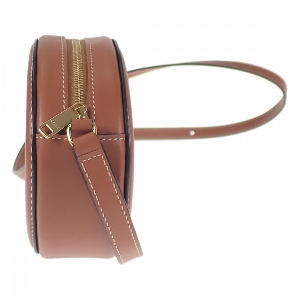 CELINE  10I703DPQ.04LU Shoulder Bag Tan Calfskin Women
