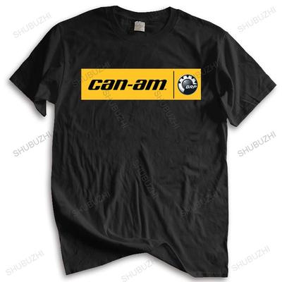 Arrivé T-shirt Homme Homme T-shirt Cool Can Am Logo Rayure Équipe BRP t-shirt drôle Homme T-shirt EU