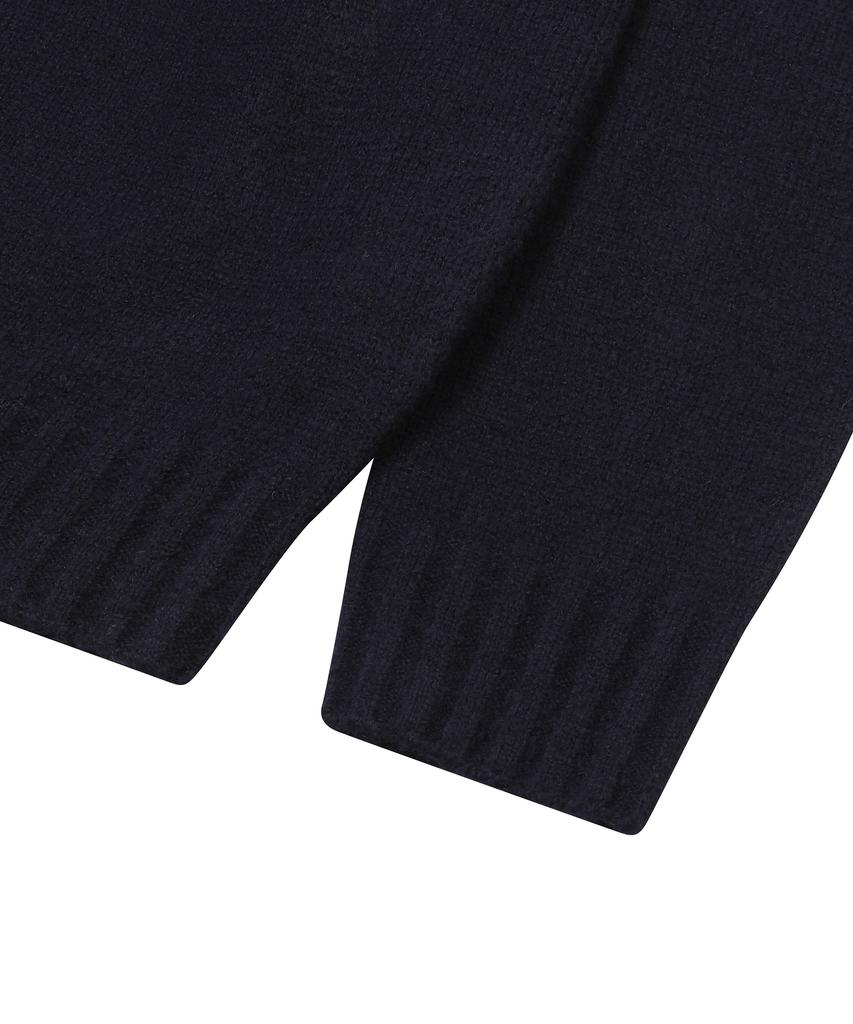 Mucent Noir Raglan V-Neck Knit (3 Colors)