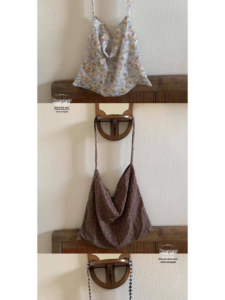 Schultertasche aus Kord-Canvas mit Leopardenmuster - Koreanischer Stil, Neues Sommer-College-Design