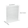 Acrylic Jewelry Storage Tray Clear Display Organizer Stand Slant for Women Men