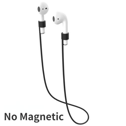Silikon Anti-verloren Kopfhörer Halter Kabel für AirPods 1 2 3 Drahtlose Bluetooth Kopfhörer Magnetische Silikon Halsband Schnur string