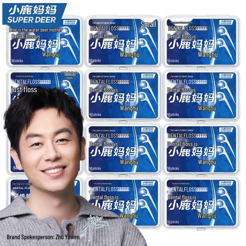 FAWNMUM Disposable Dental Floss Picks