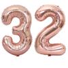 Birthday Decoration Digit Balloon Wedding Valentine's Day Anniversary Festival Children's Birthday Party DIY Ornament Balloons