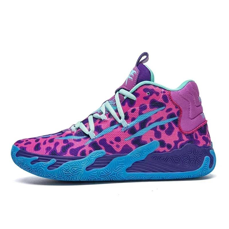 Pantofi de Baschet pentru Bărbați de Înaltă Calitate cu Amortizare pe Teren, Brand de Antrenament, Ghete de Baschet de Stradă pentru Femei, Adidași de Tenis Atletici Unisex