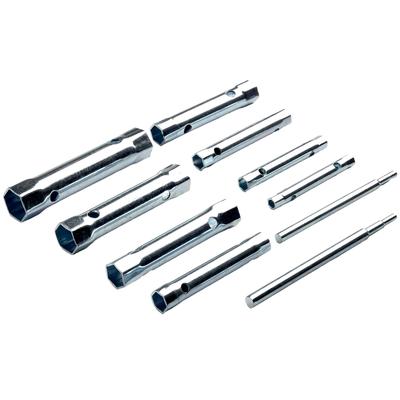 10 ks metrických trubkových klíčů 6-22 mm, sada trubkových tyčí, dutých objímek, filtračních klíčů, ručního nářadí, ocelového trubkového klíče