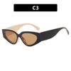 Punk Cat Eye Sunglasses for Women Brand Designer Square Frame Plastic New Fashion Retro Vintage Accessories Glasses