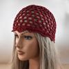 Adjustable Hollow Knit Cap Hollow Out Ethnic Style Cap Breathable Bohemian Cap  Outdoor
