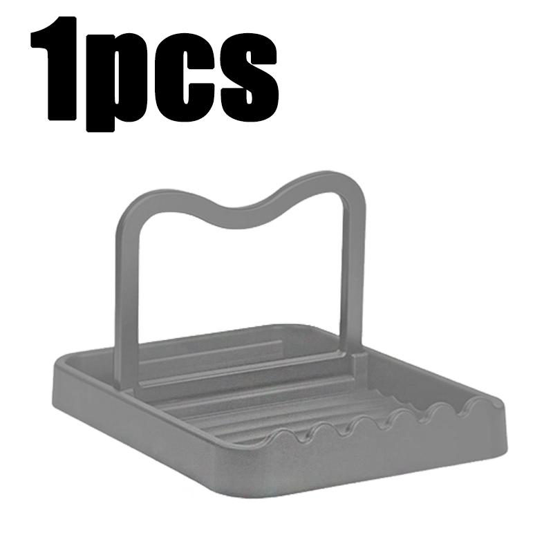 1-3PC Spatula Pot Lid Holder Foldable Multifunctional Upright Stand  Kitchen Draining Rack Wave Anti-slip Storage Organiser