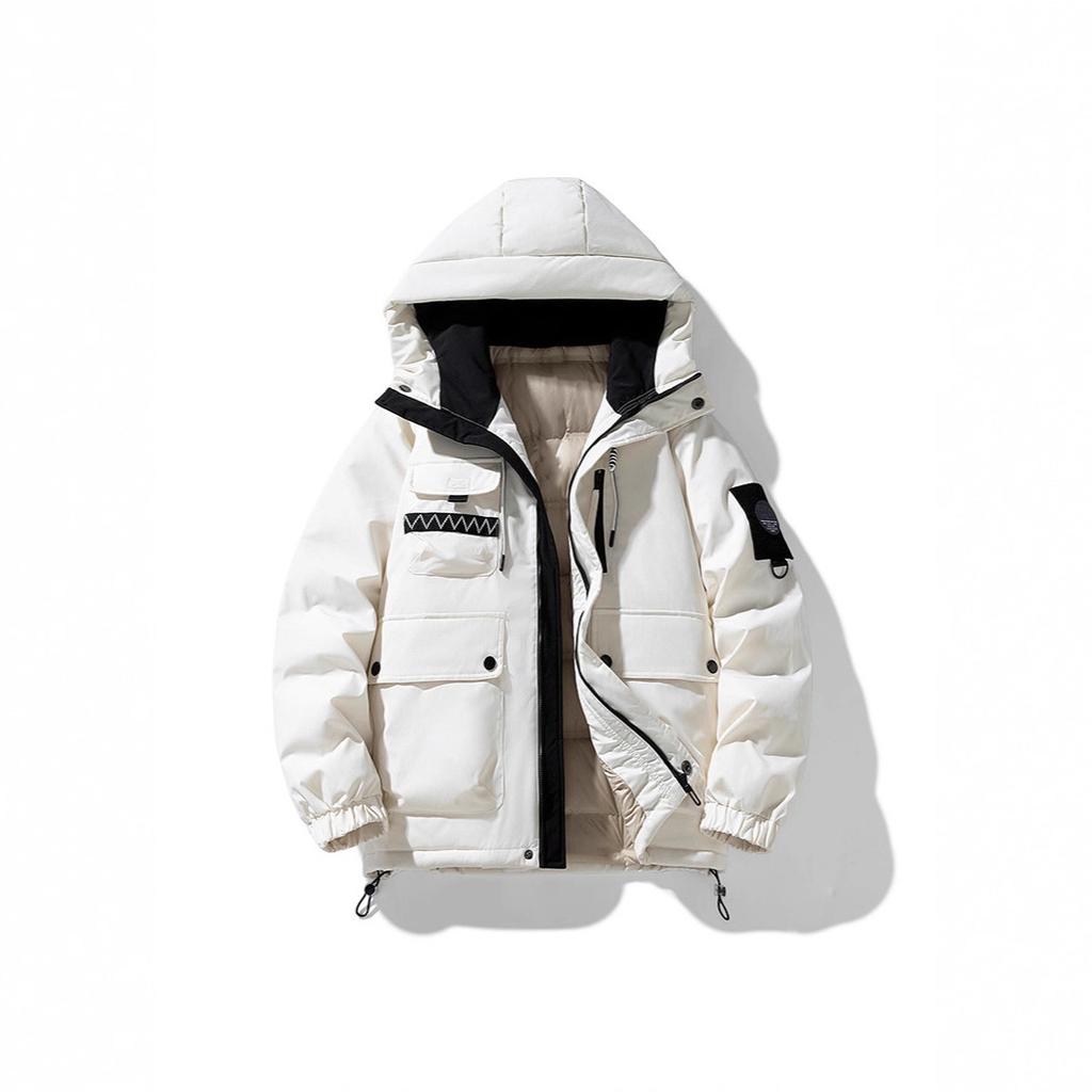 2025 Men's Daily Short  Jacket Fleece-Lined WindproofWarm thickened coat