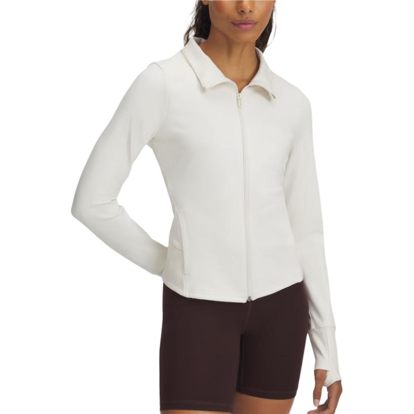 Under Armour Meridian Solid Comfort Zip Collar Jacket Women Jacket Stone 1379157-279