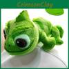 Cute Frog Plush Toy With Long Hair And Color-changing Features 16cm Size