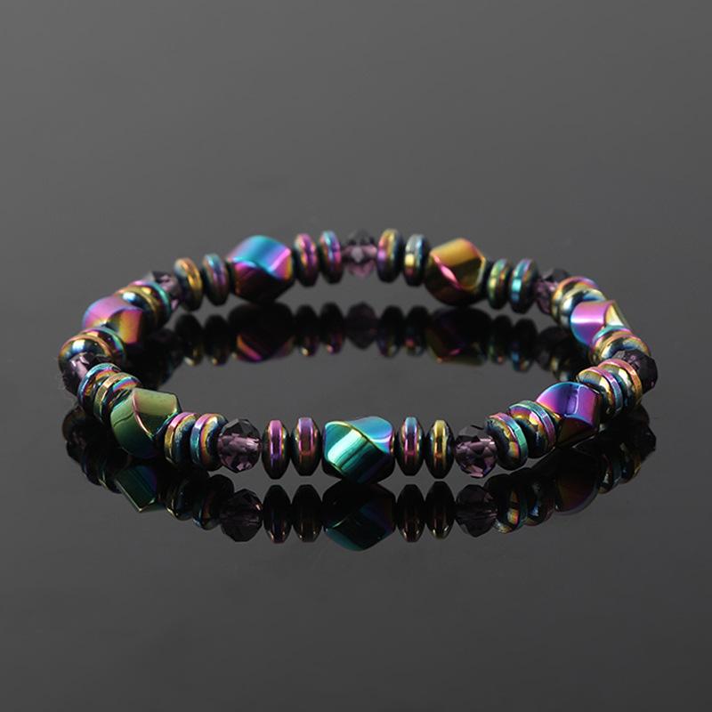 

Браслет «Тигровый глаз» с гематитовыми бусинами для женщин и мужчин, праздничные подарки BR18Y0455