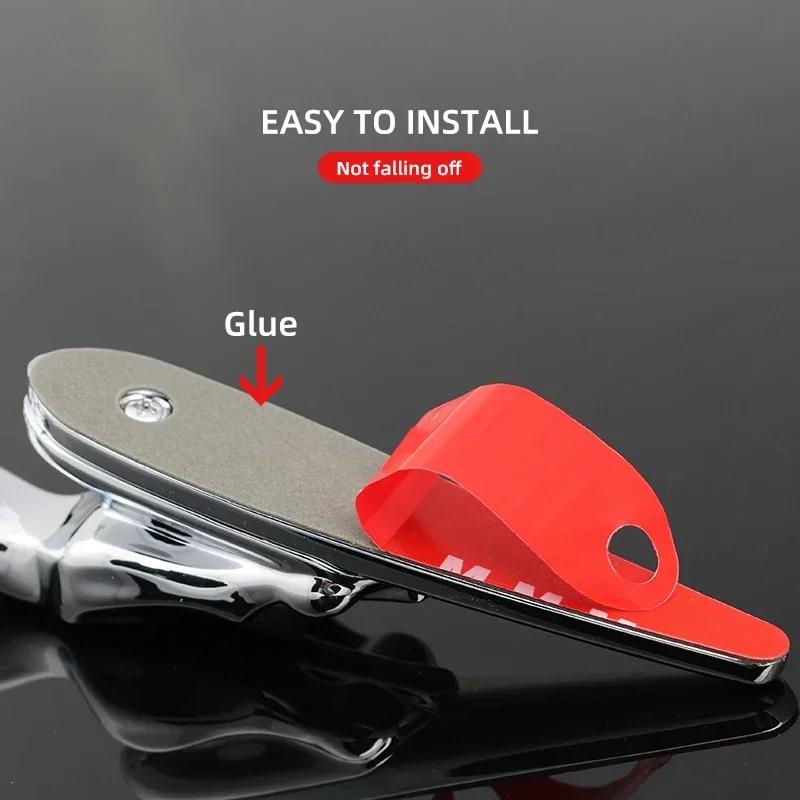 Car Metal Front Hood Emblem Badge Bonnet Car Accessories for Jaguar XF XJ XE XK F-Type X-Type F-Pace I-Pace E-Pace XKR XFL XJS N4