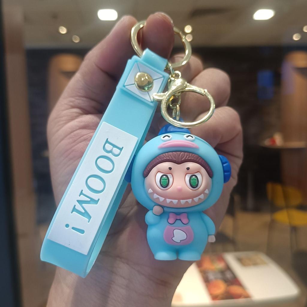 Buck Tooth Sheep Keychain Cute Cartoon Doll Schoolbag Pendant Car Key Chain Gift