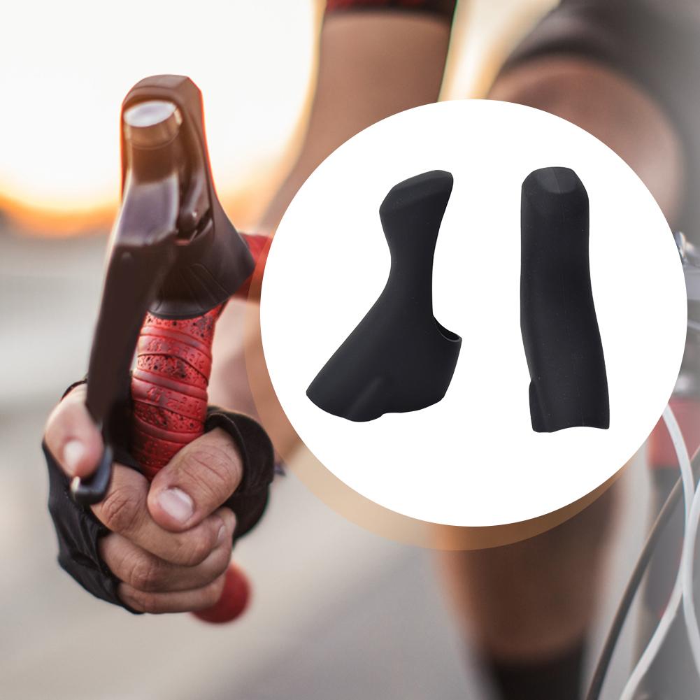 Hebelabdeckungen Bequeme Rennradschalthebel Schutzhauben Fahrrad Brems-Schalthebelabdeckung für SHIMANO ST-4700 ST-5800 ST-6800