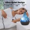 300ml USB Aromatherapy Diffuser Ultra Quiet Cold Mist Humidifier With Remote Control And 7 Color Changing Led Lights for Bedroom