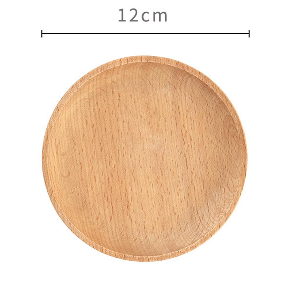 Paint-free Dessert Plate Round Snack Dried Fruit Plate