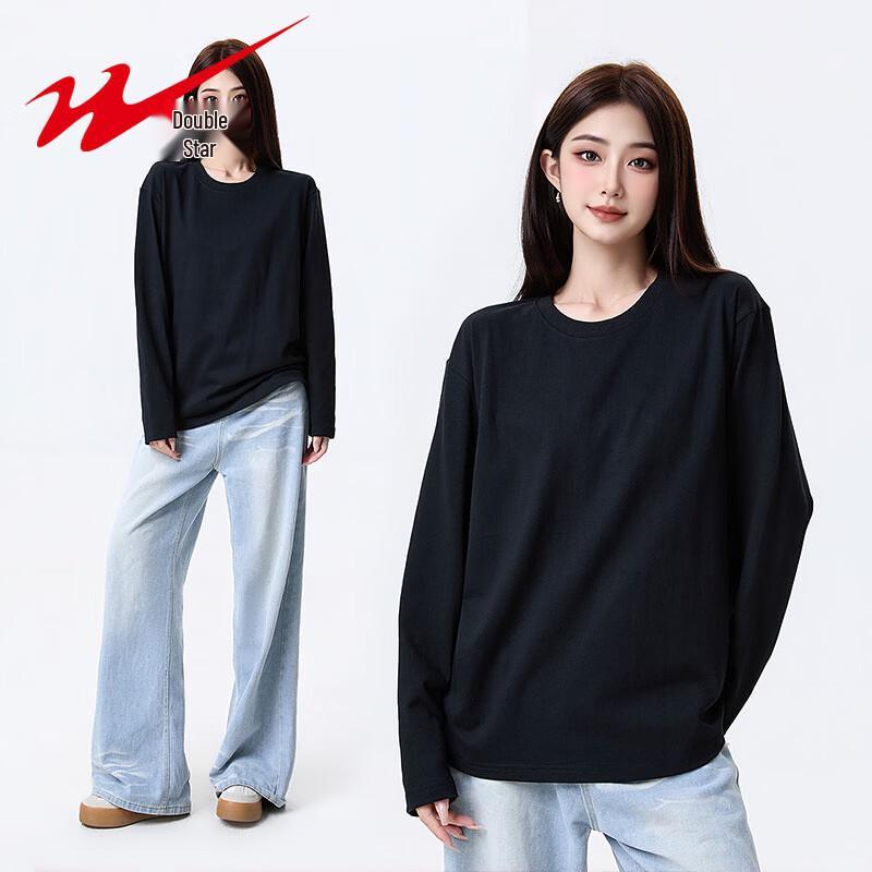 Women's Pure Cotton Long-Sleeve Basic T-Shirt