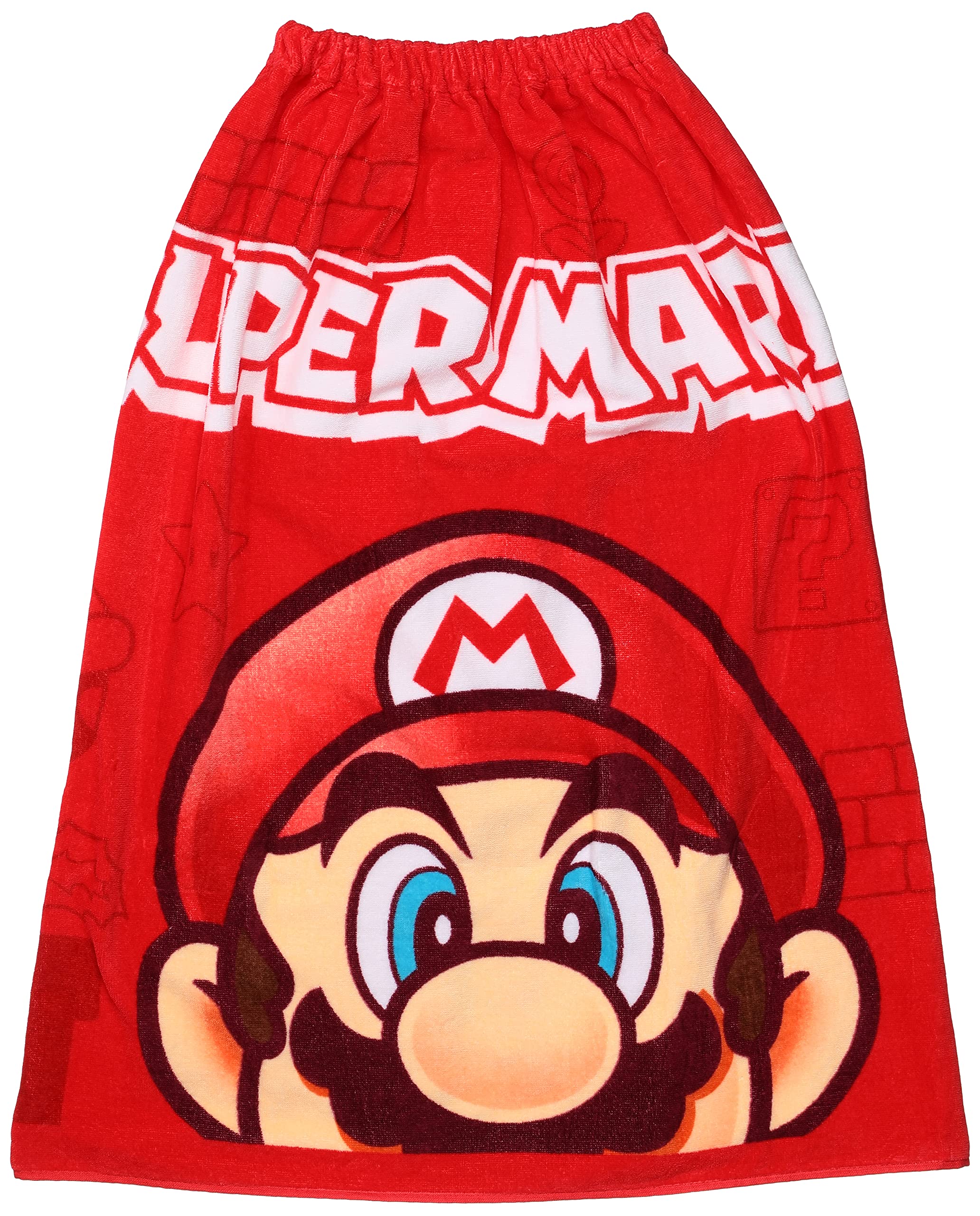 

Marushin 80cm Roll Nintendo Mario 4525001700 Towel, Mario, 80x120cm, Red, 100% Cotton,